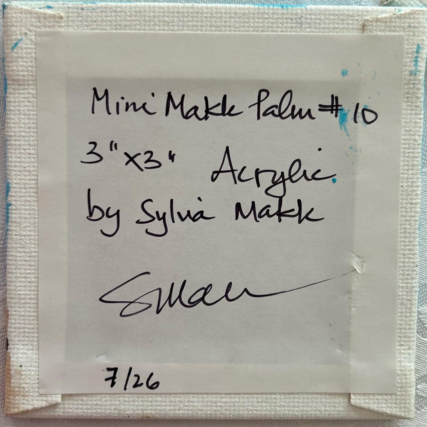 Mini Makk Palm #10 by Sylvia Makk