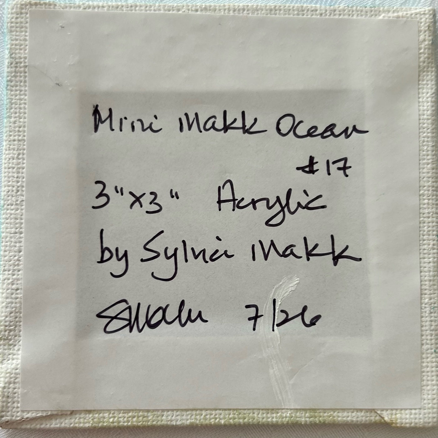 Mini Makk Ocean #17 by Sylvia Makk