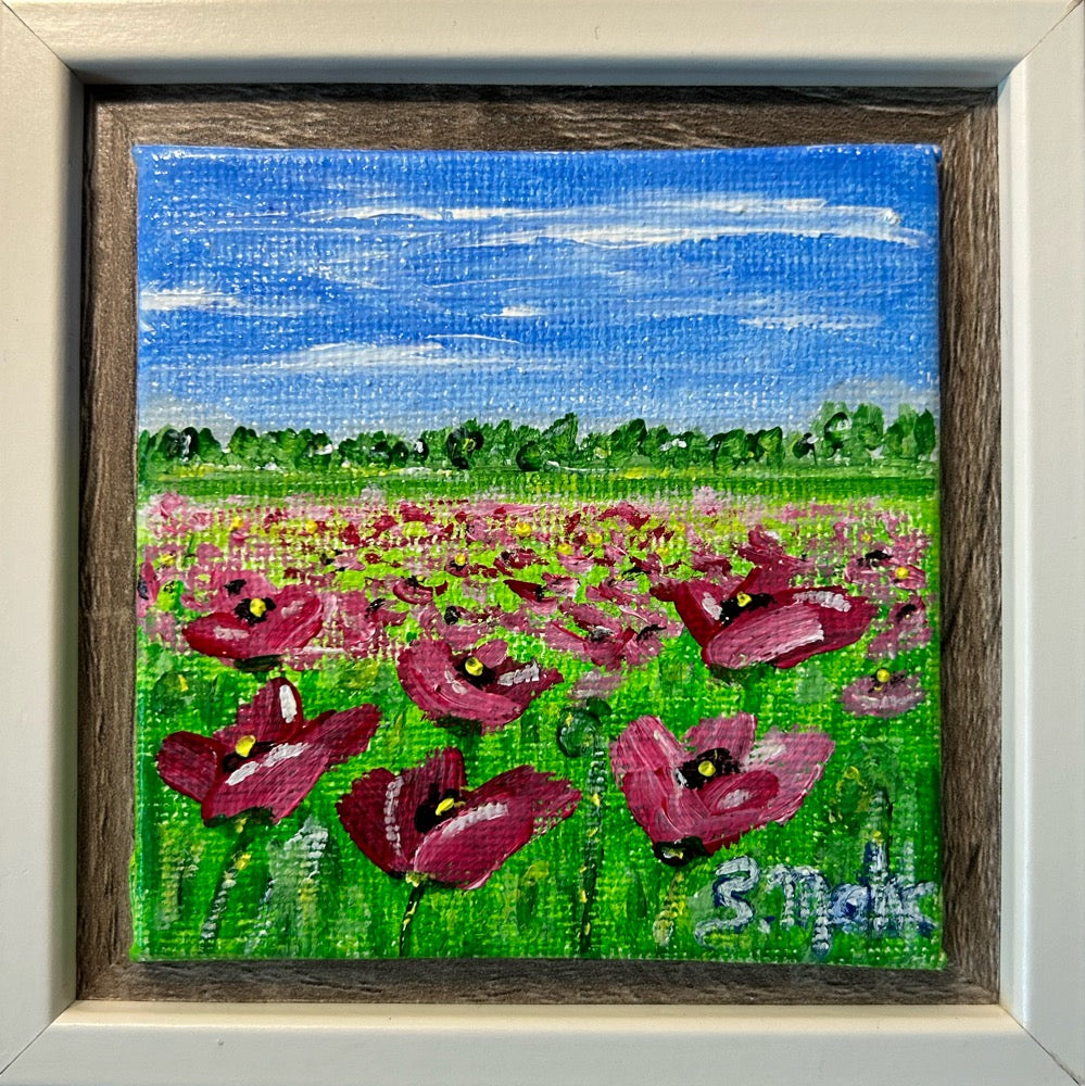 Mini Makk Poppies #3 by Sylvia Makk
