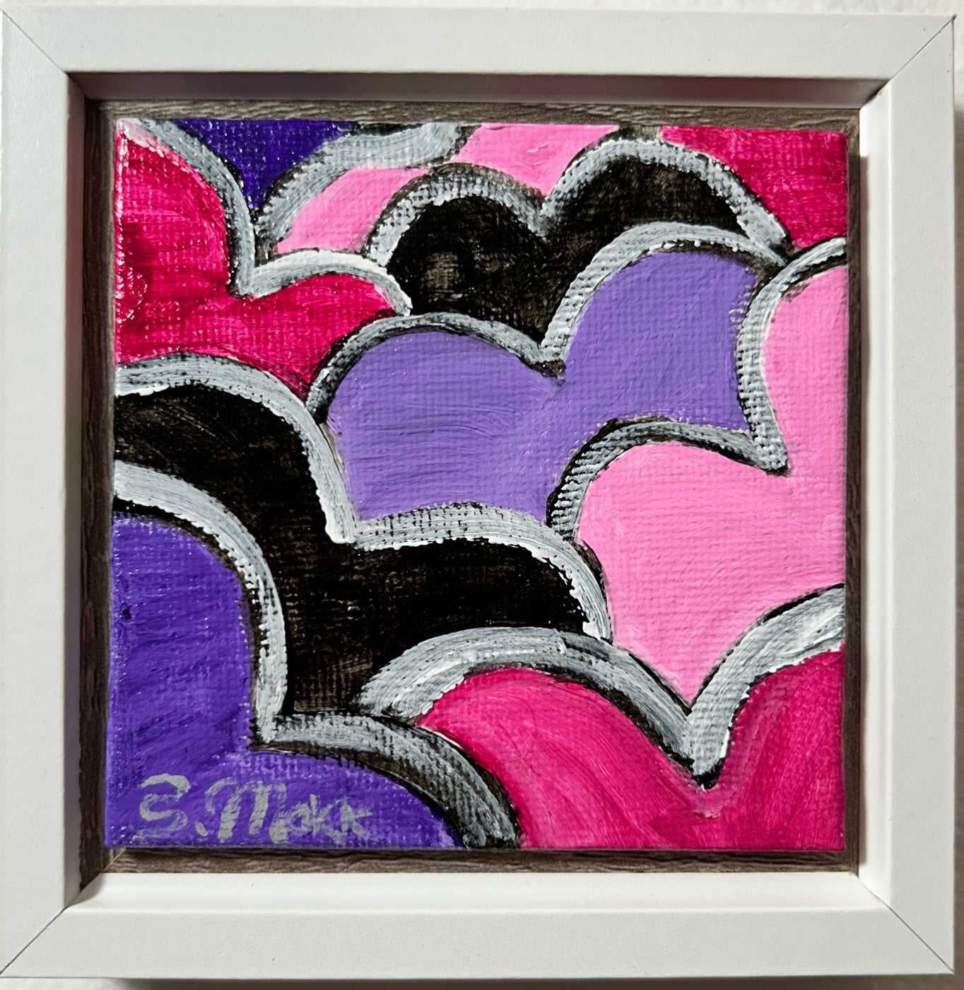 Mini Makk Heart Cluster by Sylvia Makk