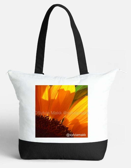 Sunflower Photo Tote Bag - Sylvia Makk