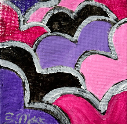 Mini Makk Heart Cluster by Sylvia Makk