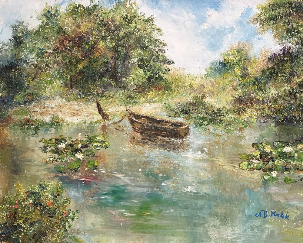 Silky Pond by A.B. Makk