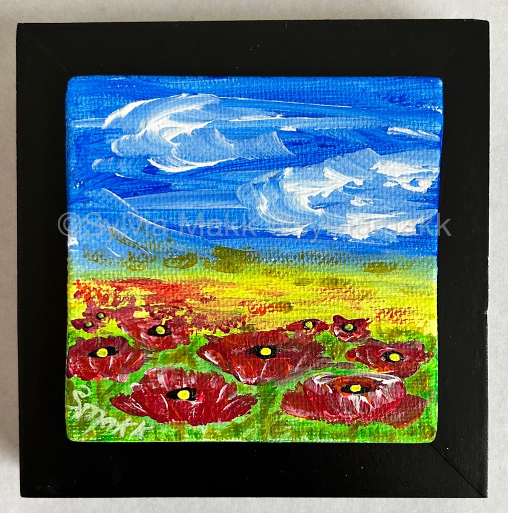 Mini Makk Poppies by Sylvia Makk